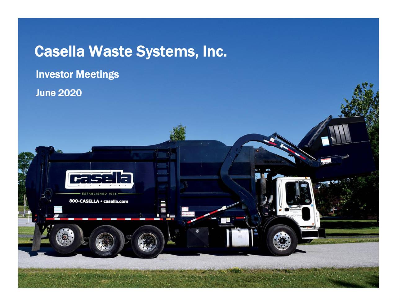 Casella Waste Systems (CWST) Presents At UBS Global Industrials and ...