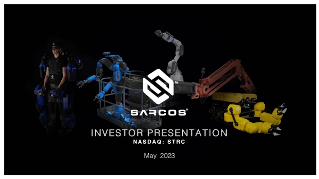 Sarcos Solar Sarcos Technology and Robotics Corporation 2023 Q1 - Results - Earnings ...