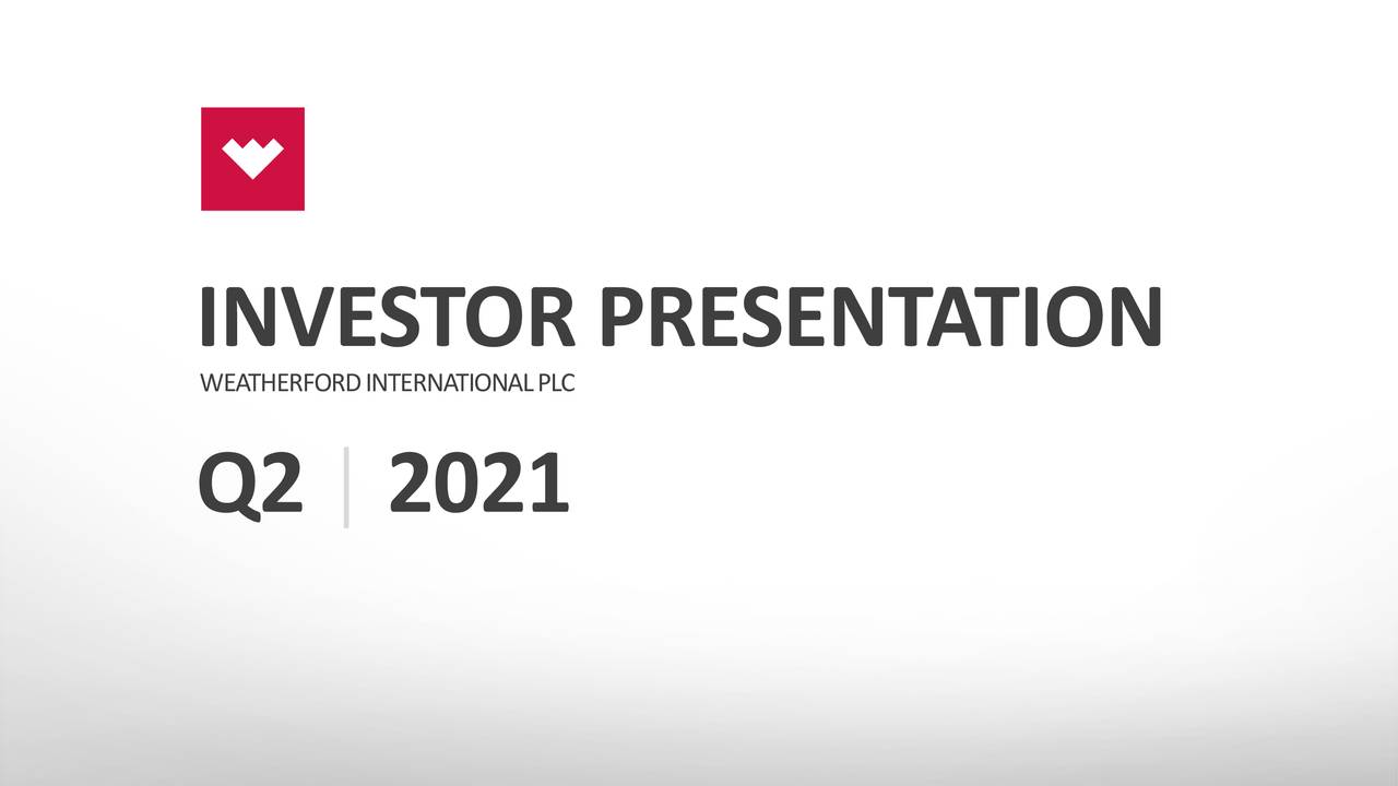WEATHERFORDINTERNATIONALPLC