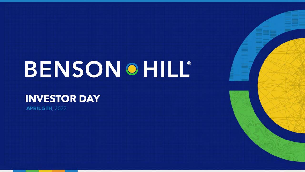 Benson Hill (BHIL) Investor Presentation Slideshow (NYSEBHIL