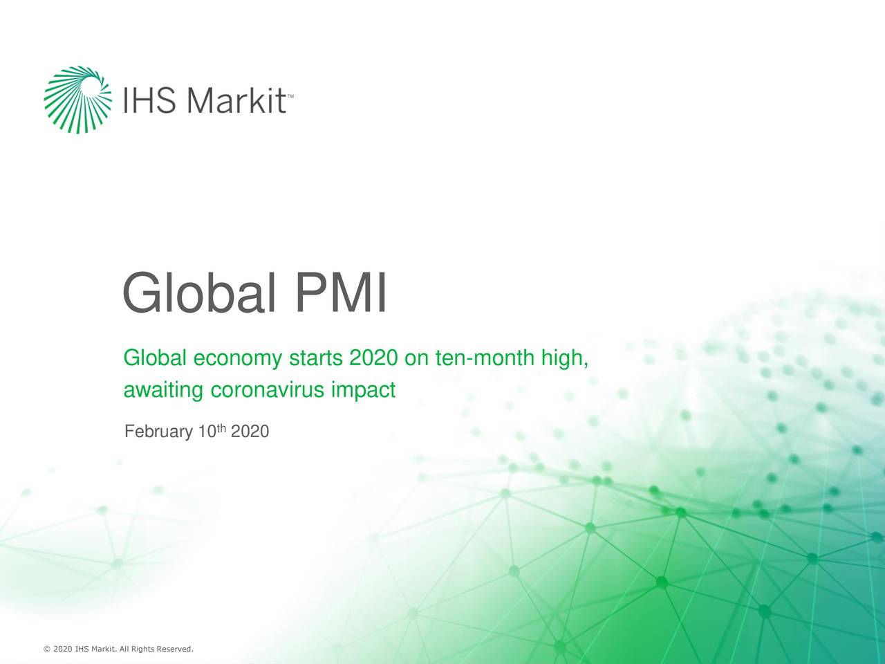 IHS Markit Global PMI Overview Seeking Alpha