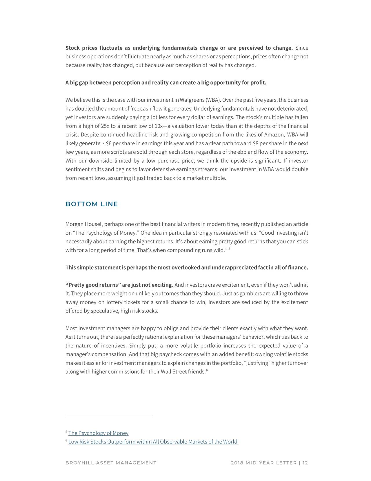 letter fee management Year Asset Broyhill Letter 2018   Syntel Management Mid