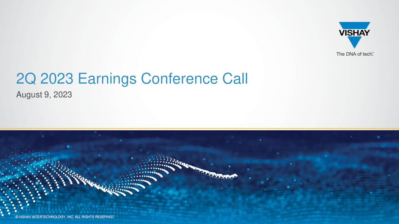 2Q 2023 Earnings Conference Call