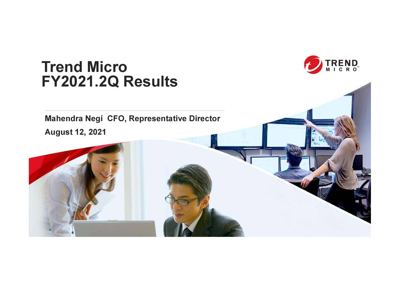 Trend Micro Incorporated 2021 Q2 - Results - Earnings Call Presentation ...