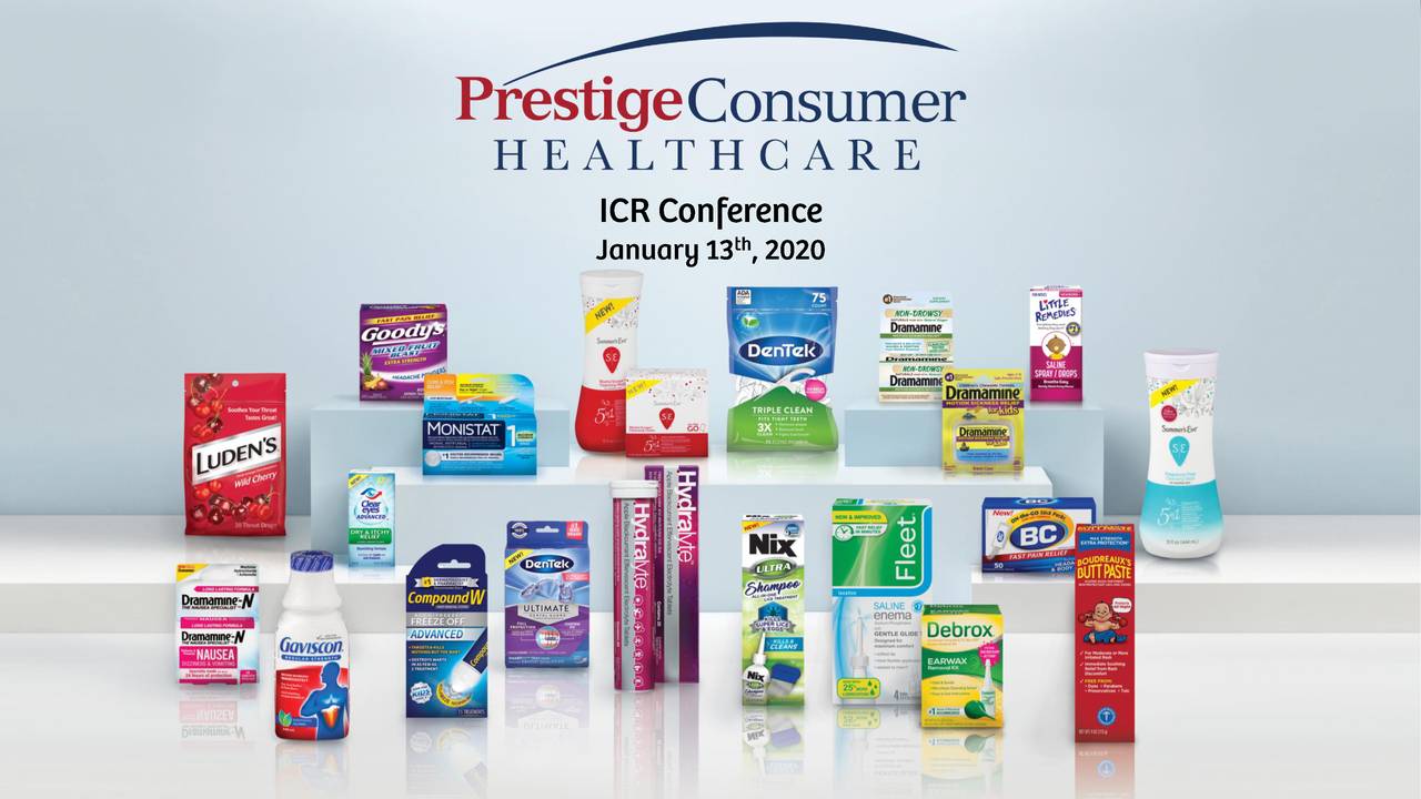 Prestige Consumer Healthcare (PBH) Presents At 22nd Annual ICR Xchange ...