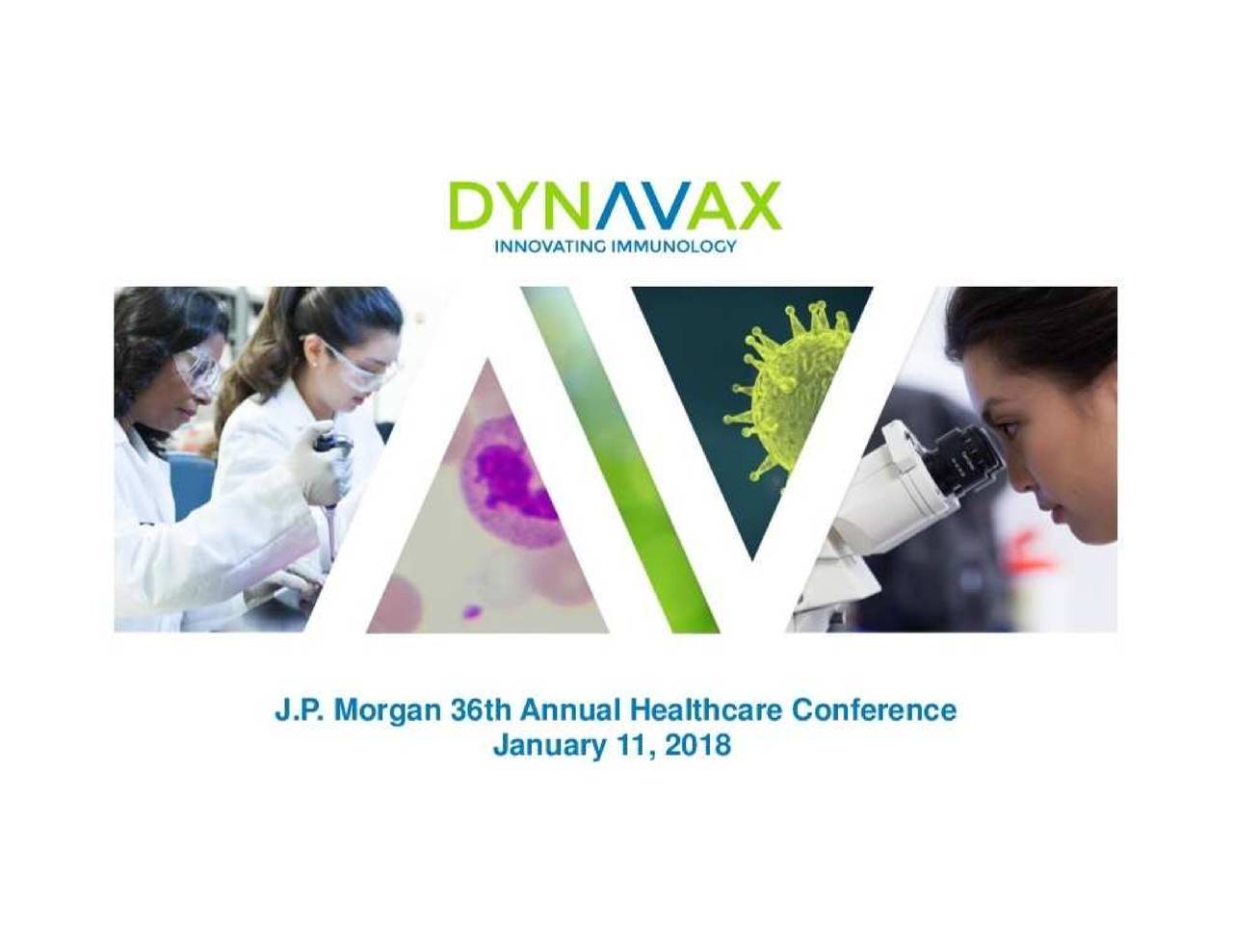 Dynavax (DVAX) Presents At 36th Annual J.P. Morgan Healthcare ...