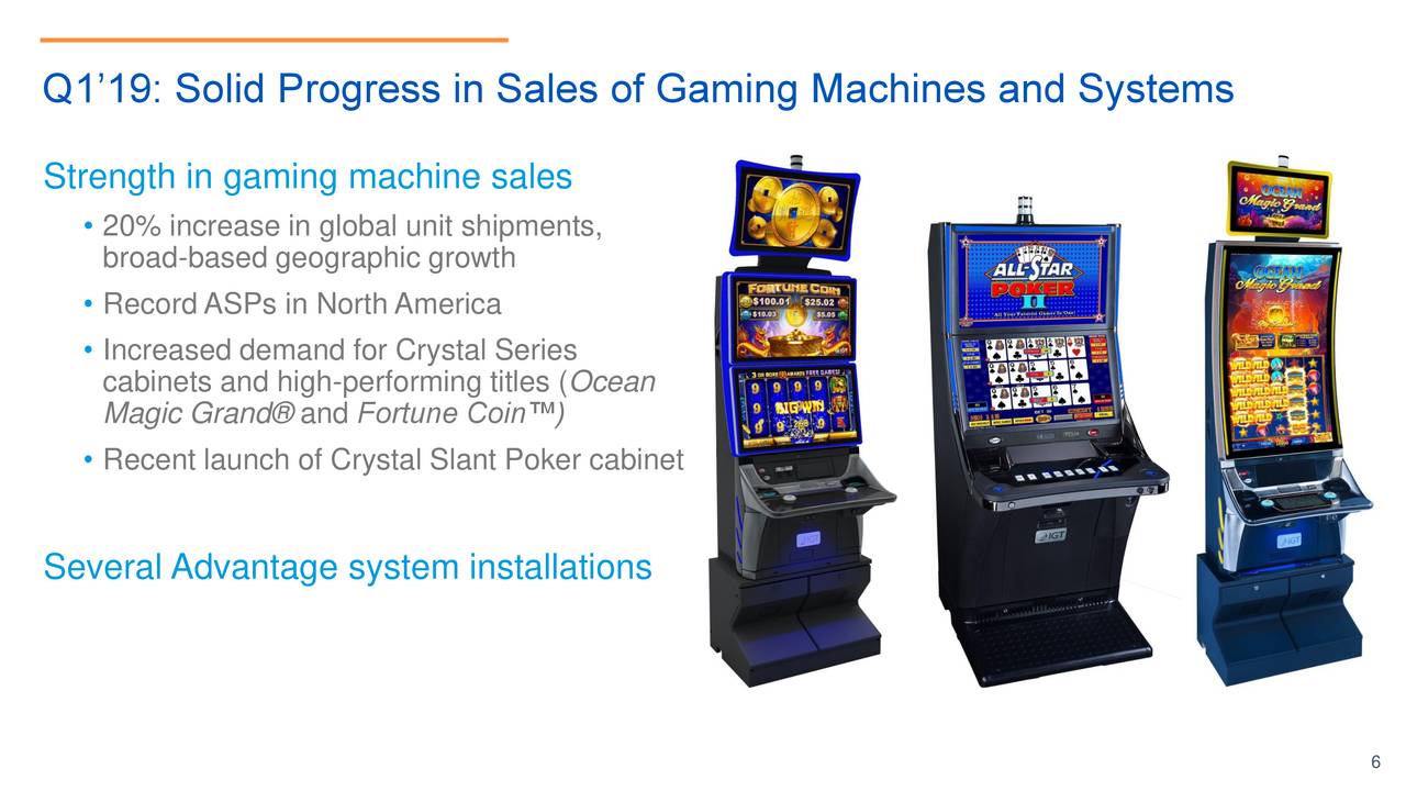 International Game Technology PLC 2019 Q1 - Results - Earnings Call