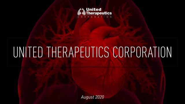 United Therapeutics (UTHR) Investor Presentation - Slideshow (NASDAQ ...