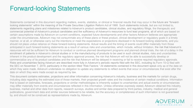 Adverum Biotechnologies (ADVM) Investor Presentation - Slideshow ...