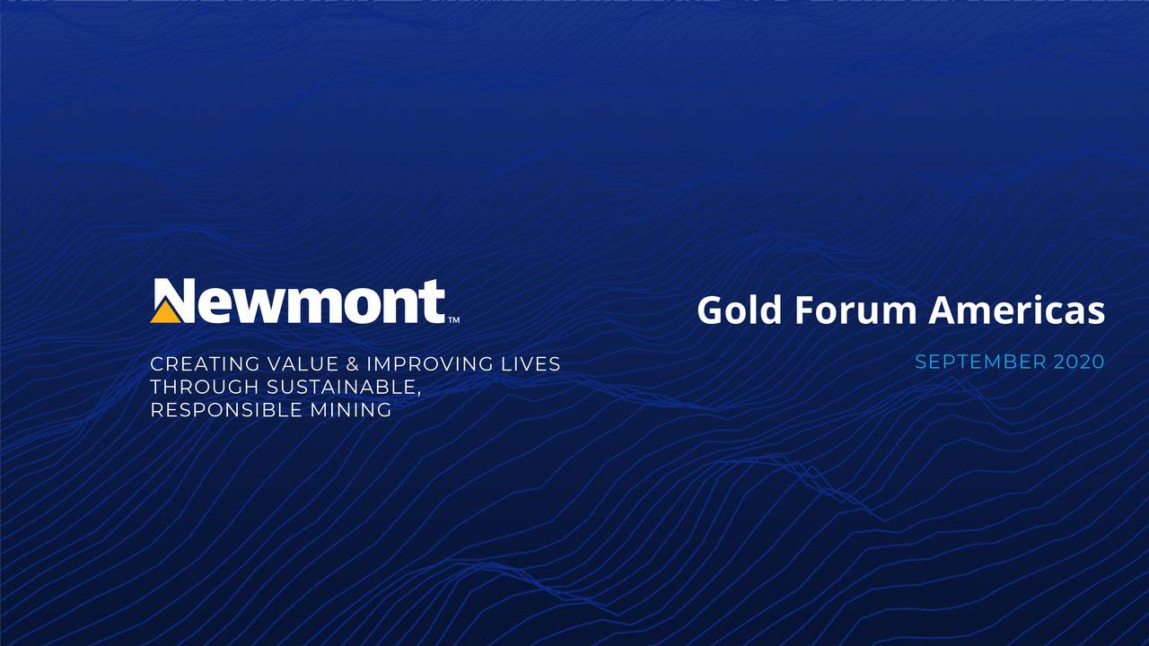 Newmont (NEM) Presents At Gold Forum Americas Slideshow (NYSENEM