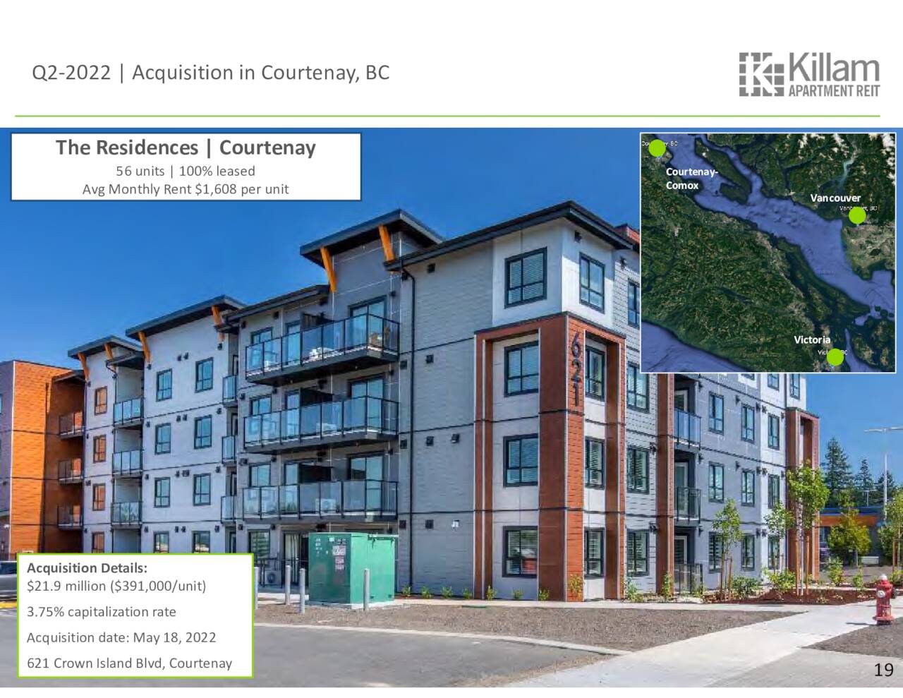 Killam Apartment REIT 2022 Q2 Results Earnings Call Presentation