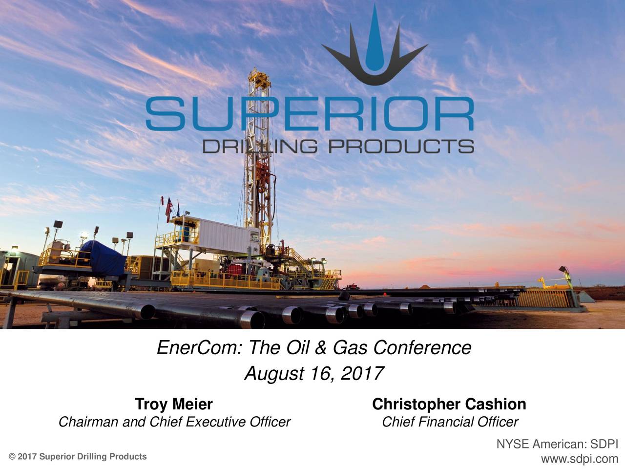 Superior Drilling Products (SDPI) Presents At Oil & Gas