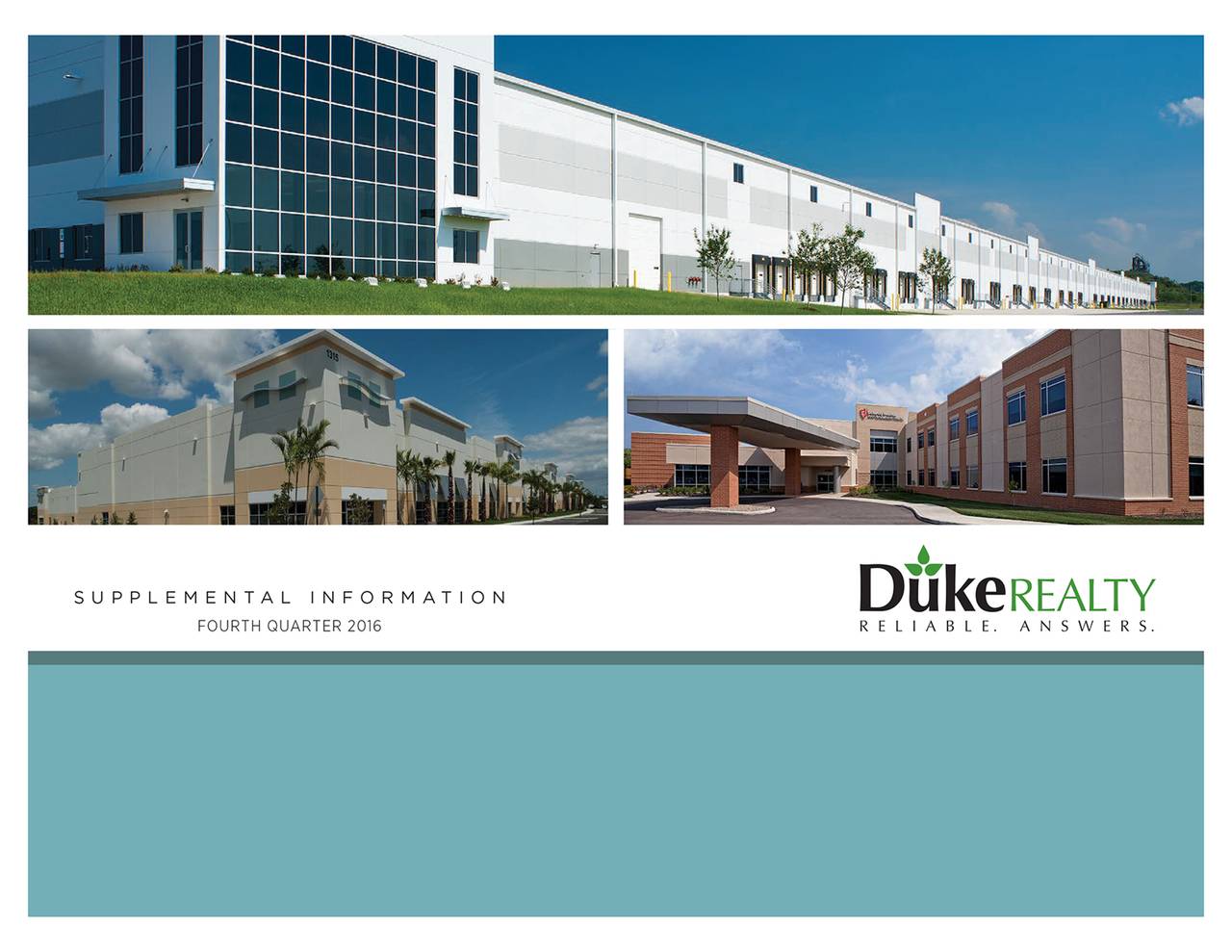 Duke Realty Corp. 2016 Q4 Results Earnings Call Slides (NYSEPLD) Seeking Alpha