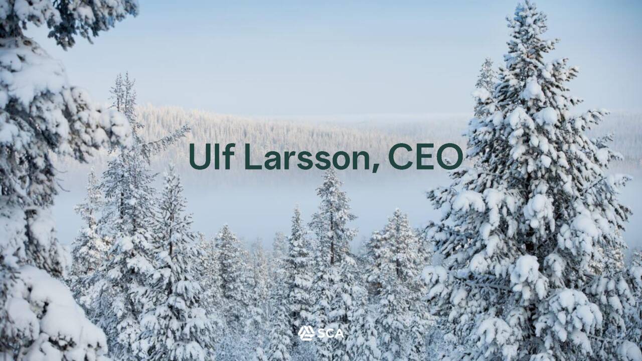 Svenska Cellulosa Aktiebolaget SCA (publ) 2024 Q4 - Results - Earnings ...