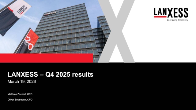 LANXESS Aktiengesellschaft 2025 Q4 - Results - Earnings Call ...