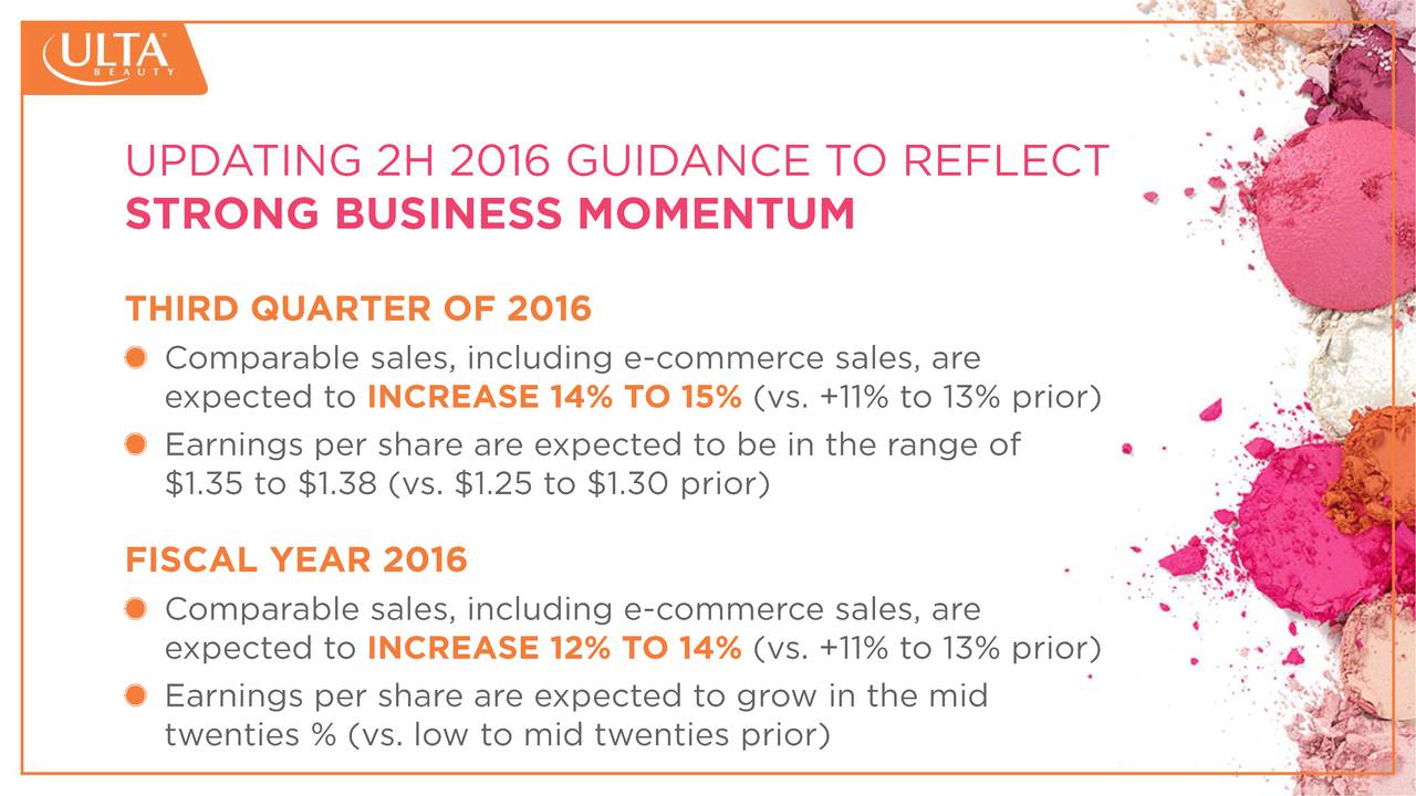 Ulta Beauty's 2016 Analyst And Investor Conference - Slide ...