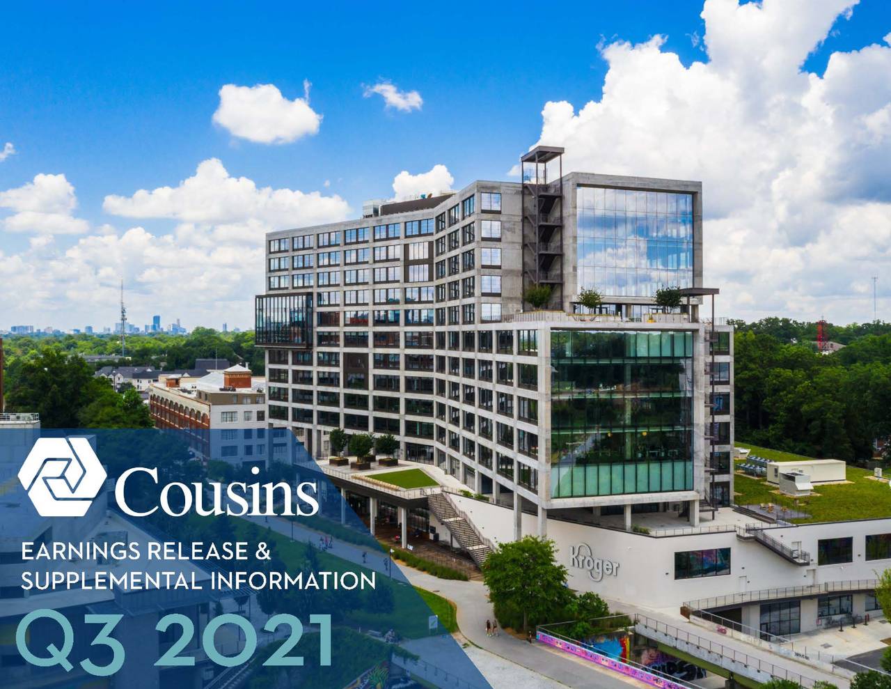 Cousins Properties Incorporated 2021 Q3 Results Earnings Call