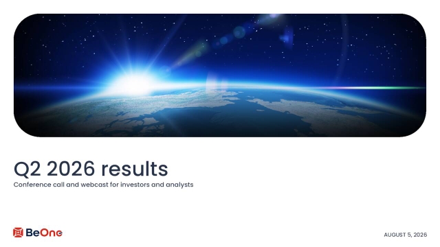 Alpha Call BeOne Medicines AG 2026 Q2 - Results - Earnings Call Presentation ...