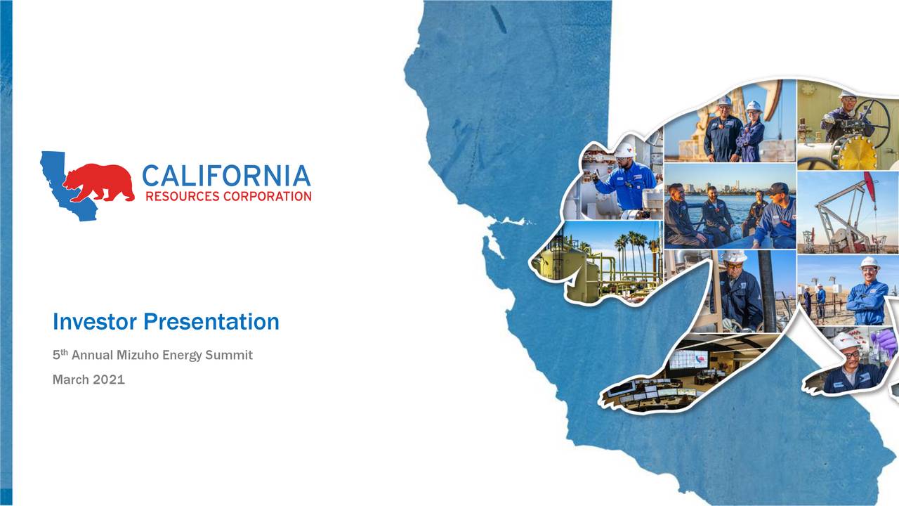 California Resources (CRC) Presents At 5th Annual Energy Virtual Summit ...