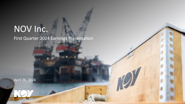 NOV Inc. 2024 Q1 - Results - Earnings Call Presentation (NYSE:NOV) 2024 ...