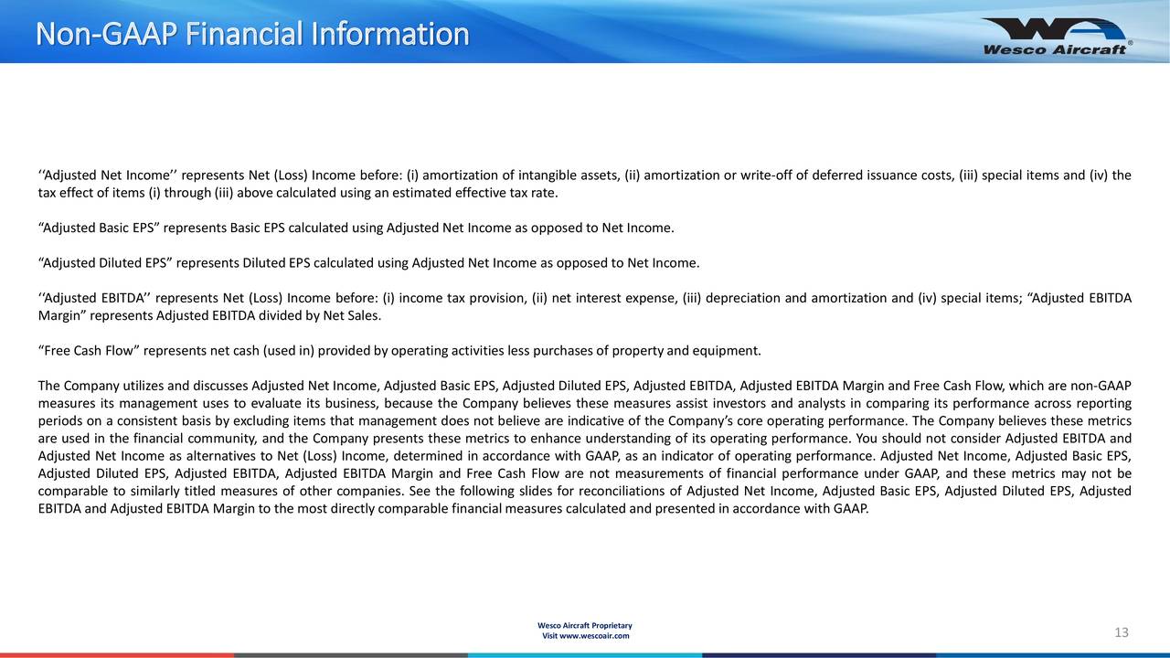 Wesco aircraft holdings ipo