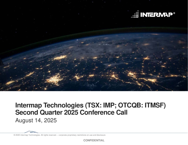 Intermap Technologies Corporation 2025 Q2 - Results - Earnings Call ...