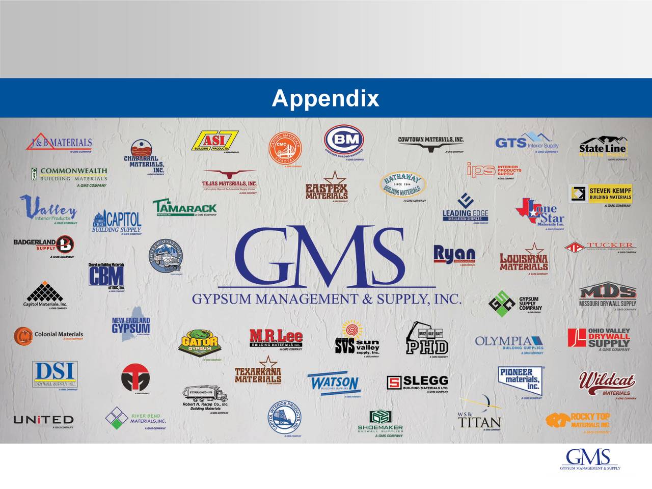 Gypsum Management and Supply 2019 Q2 Results Earnings Call Slides (NYSEGMS) Seeking Alpha