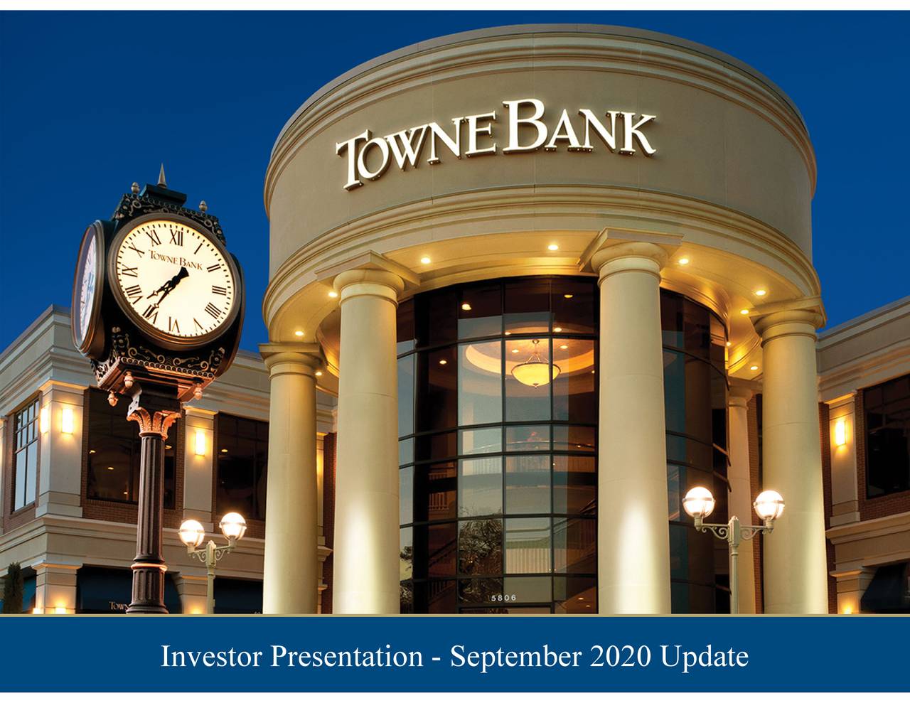 TowneBank (TOWN) Investor Presentation Slideshow (NASDAQTOWN