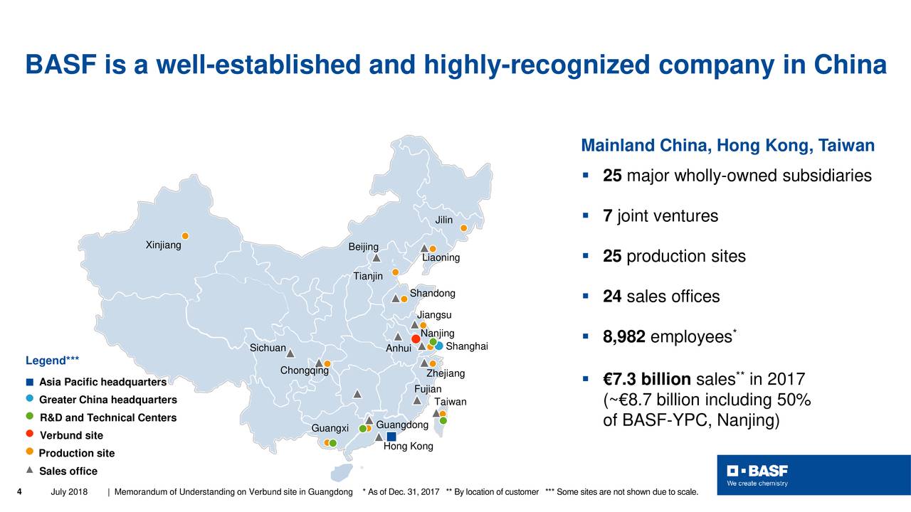 BASF (BASFY) Investigates Establishment Of Second Verbund Site In China ...