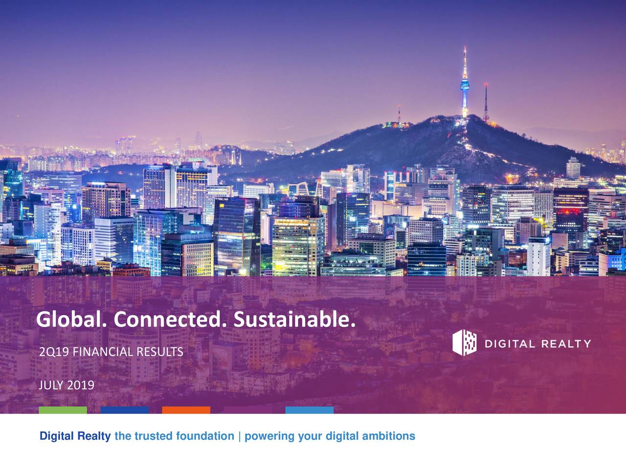Digital Realty Trust, Inc. 2019 Q2 Results Earnings Call Slides