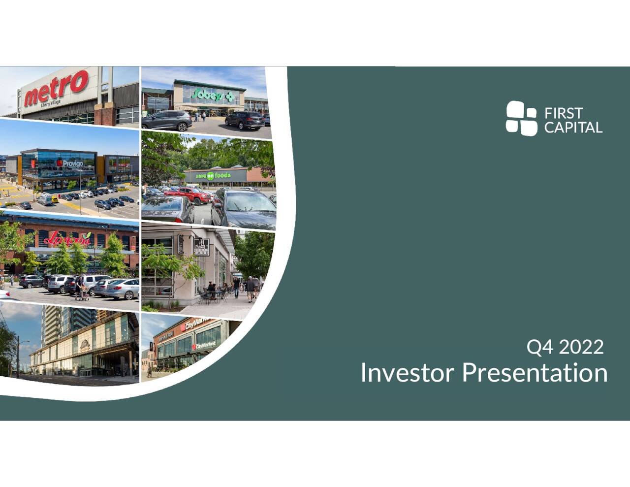 First Capital Real Estate Investment Trust 2022 Q4 Results Earnings