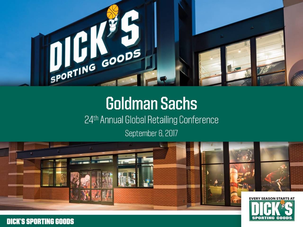 Dick's Sporting Goods (DKS) Presents At Goldman Sachs 24th Annual