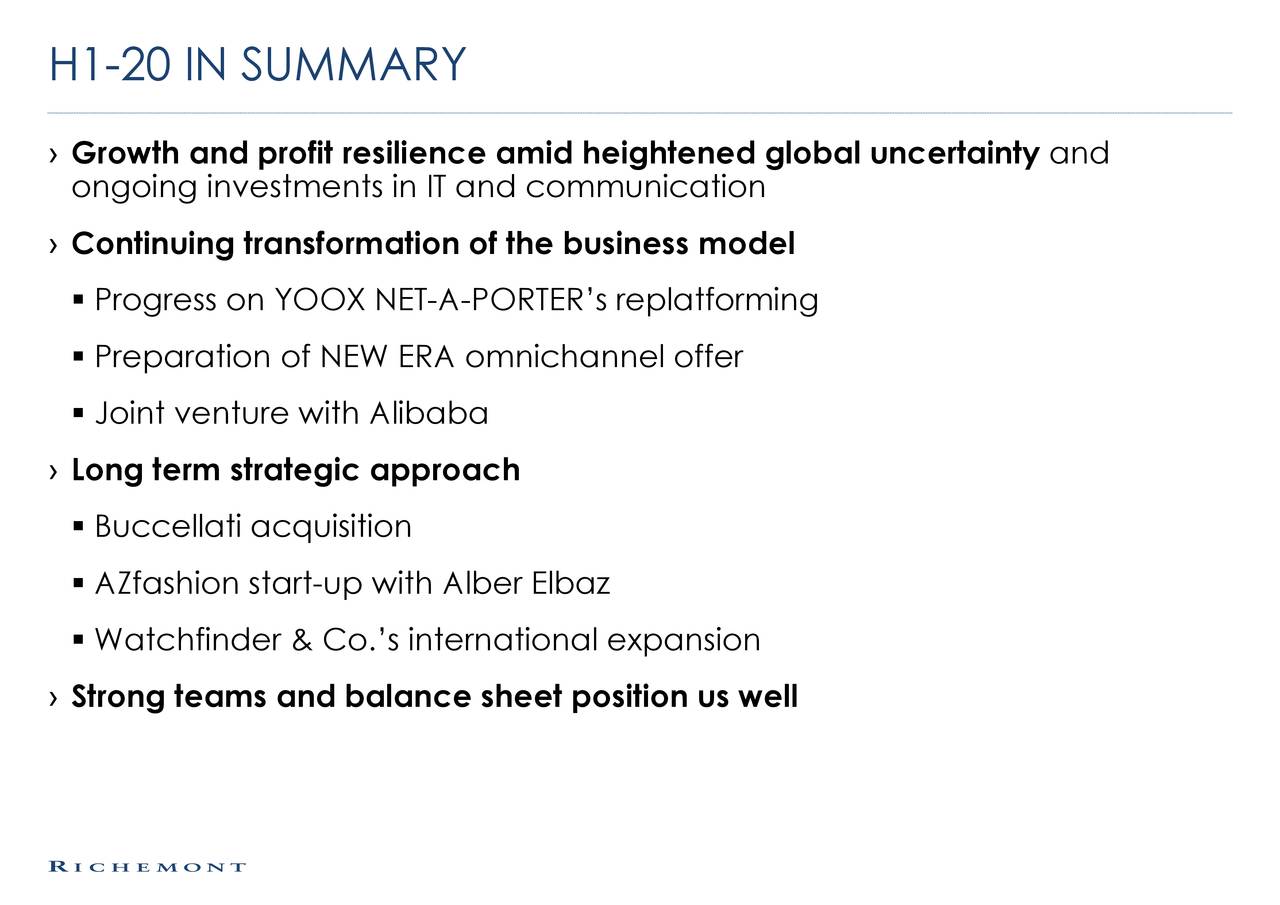 compagnie financiere richemont sa 2019 q2 results earnings call presentation otcmkts cfruy seeking alpha balance sheet only audit