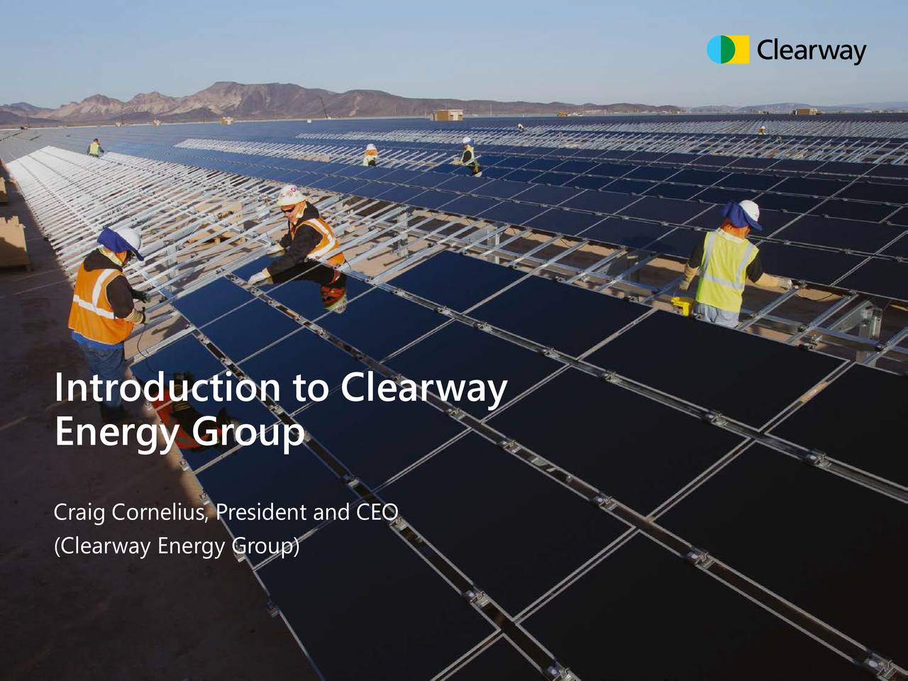 Clearway Energy Acquires NRG Energy (NRG) Slideshow (NYSENRG
