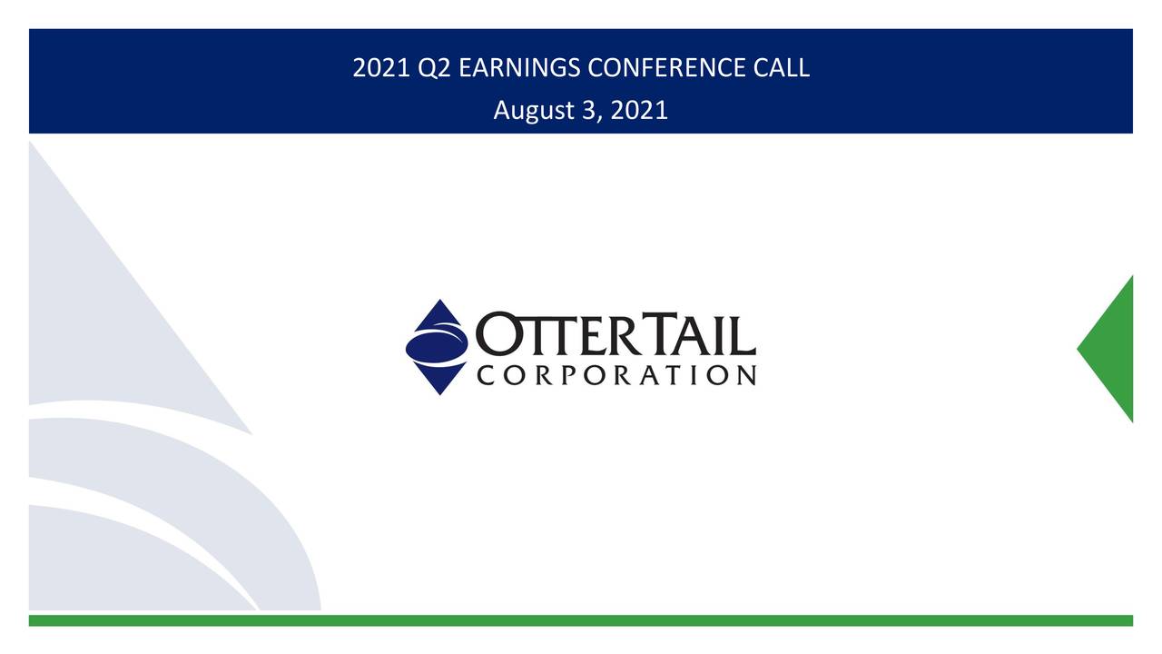 2021 Q2 EARNINGS CONFERENCE CALL