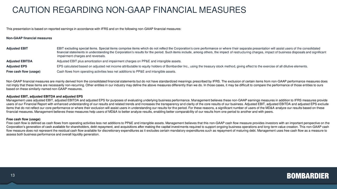 Bombardier Inc. 2020 Q2 Results Earnings Call Presentation (OTCMKTS