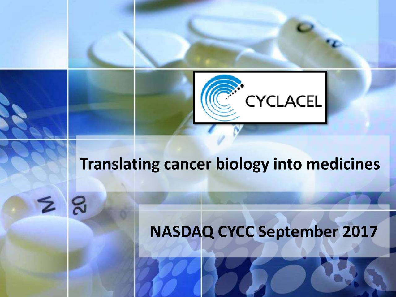 Cyclacel Pharmaceuticals (CYCC) Presents At Ladenburg Thalmann 2017 ...