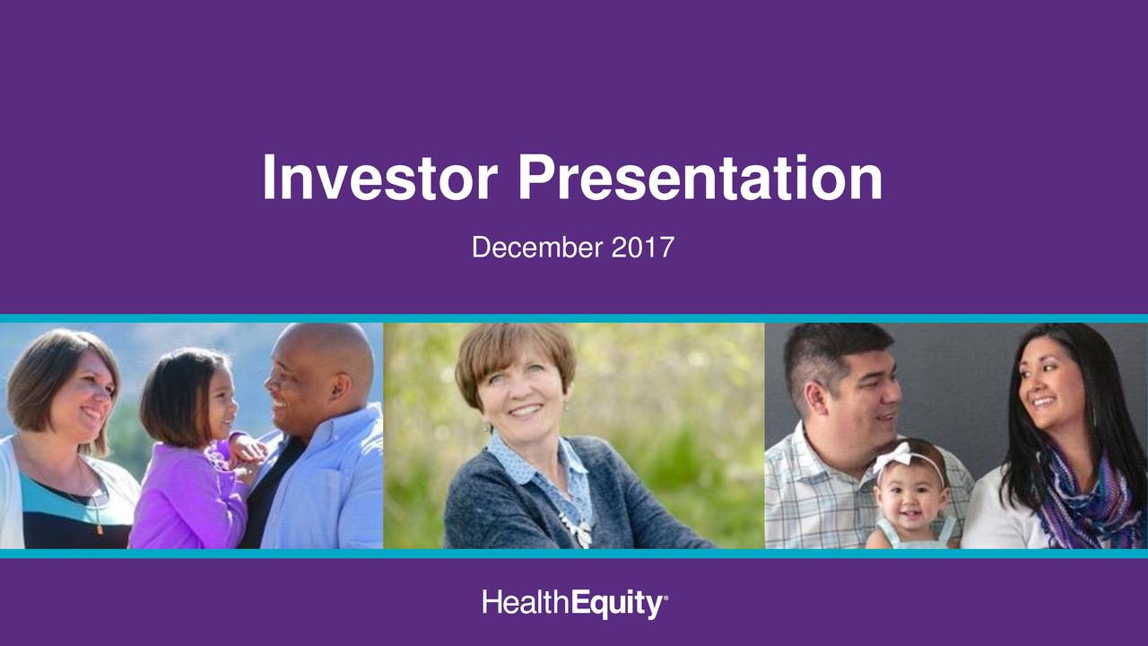 healthequity investor presentation