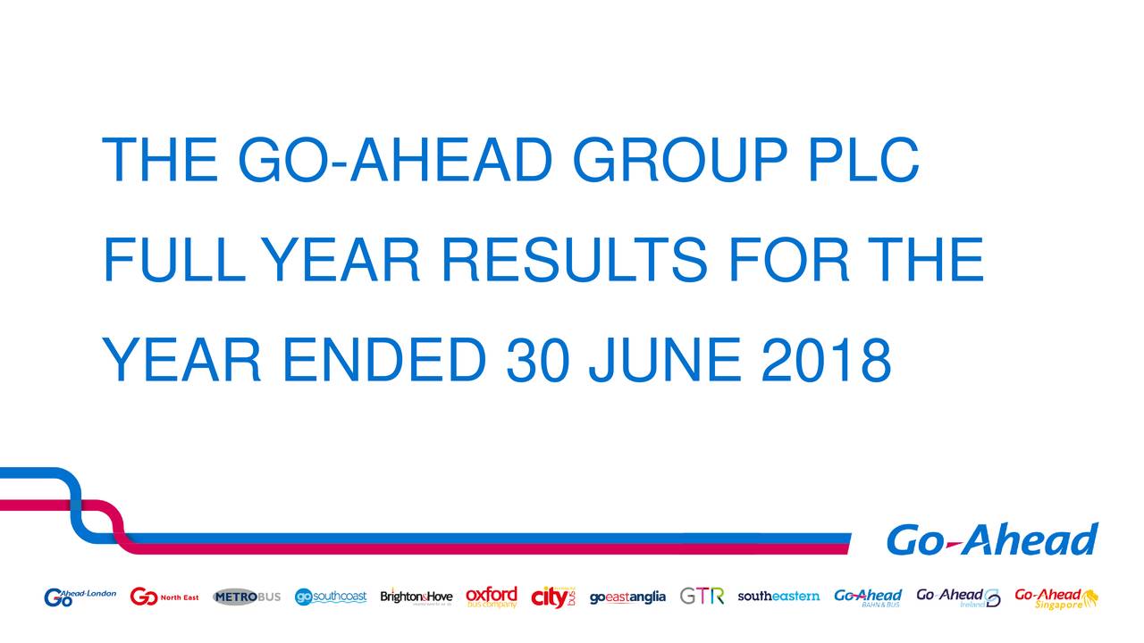 Go ahead group plc the adr 2018 q4 results earnings call slides