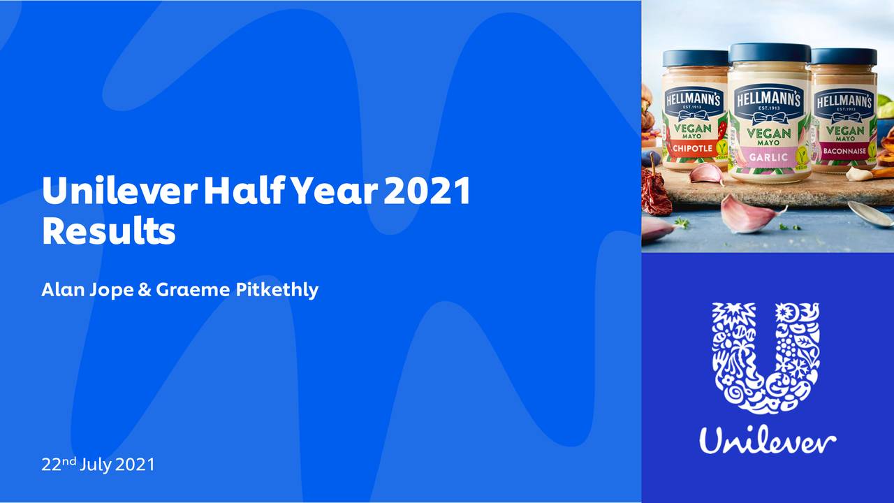 Unilever PLC 2021 Q2 Results Earnings Call Presentation (NYSEUL
