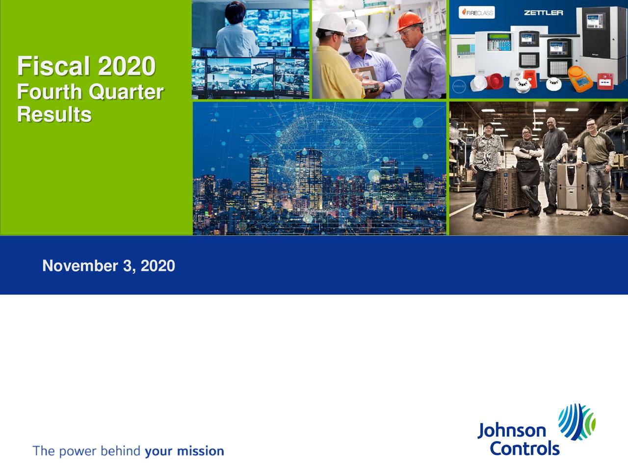 Johnson Controls International plc 2020 Q4 Results Earnings Call