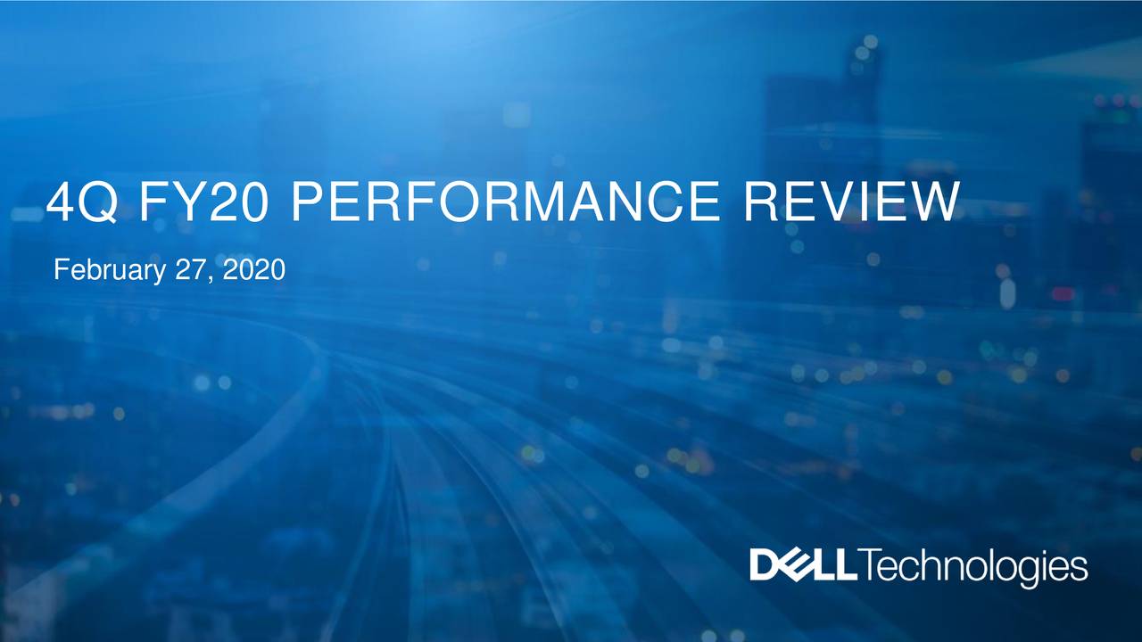 Dell Technologies Inc. 2020 Q4 Results Earnings Call Presentation