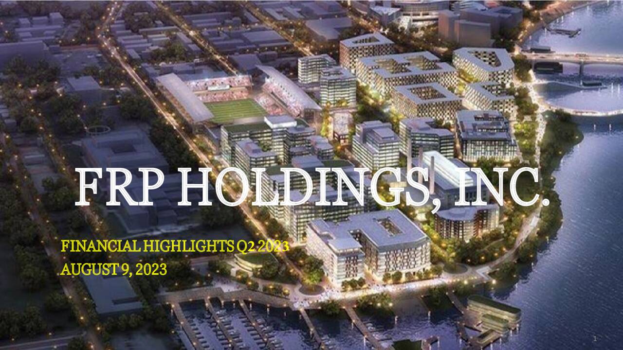 FRP HOLDINGS, INC.