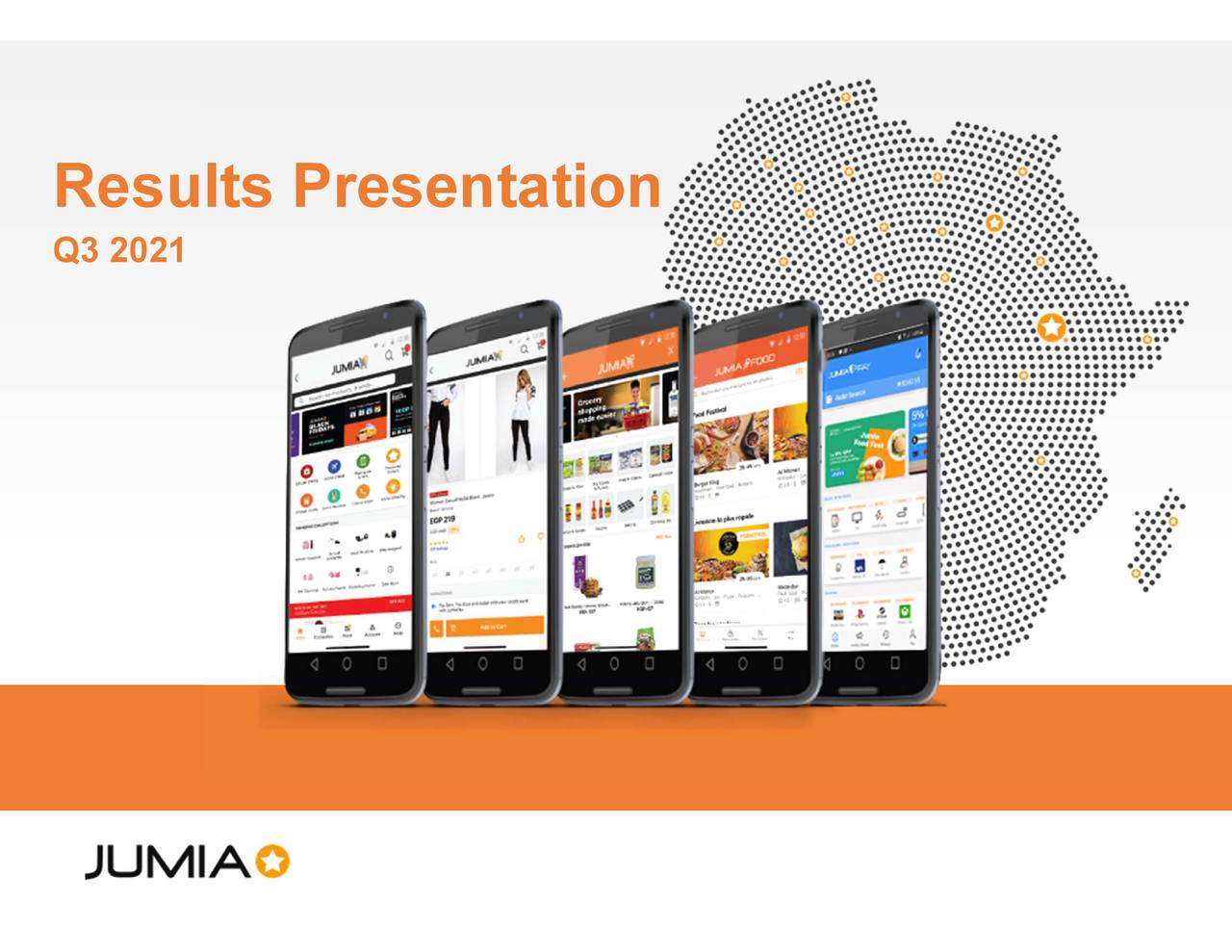 Jumia Technologies AG 2021 Q3 Results Earnings Call Presentation