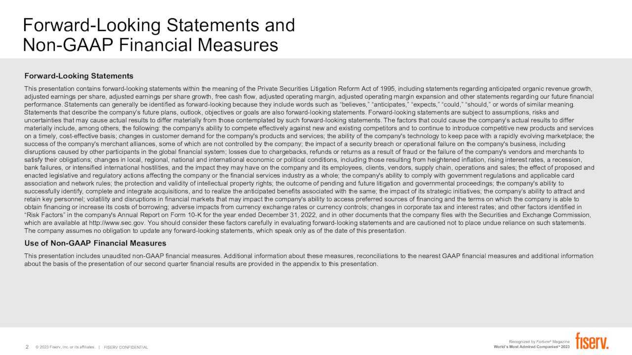 Forward-Looking Statements and