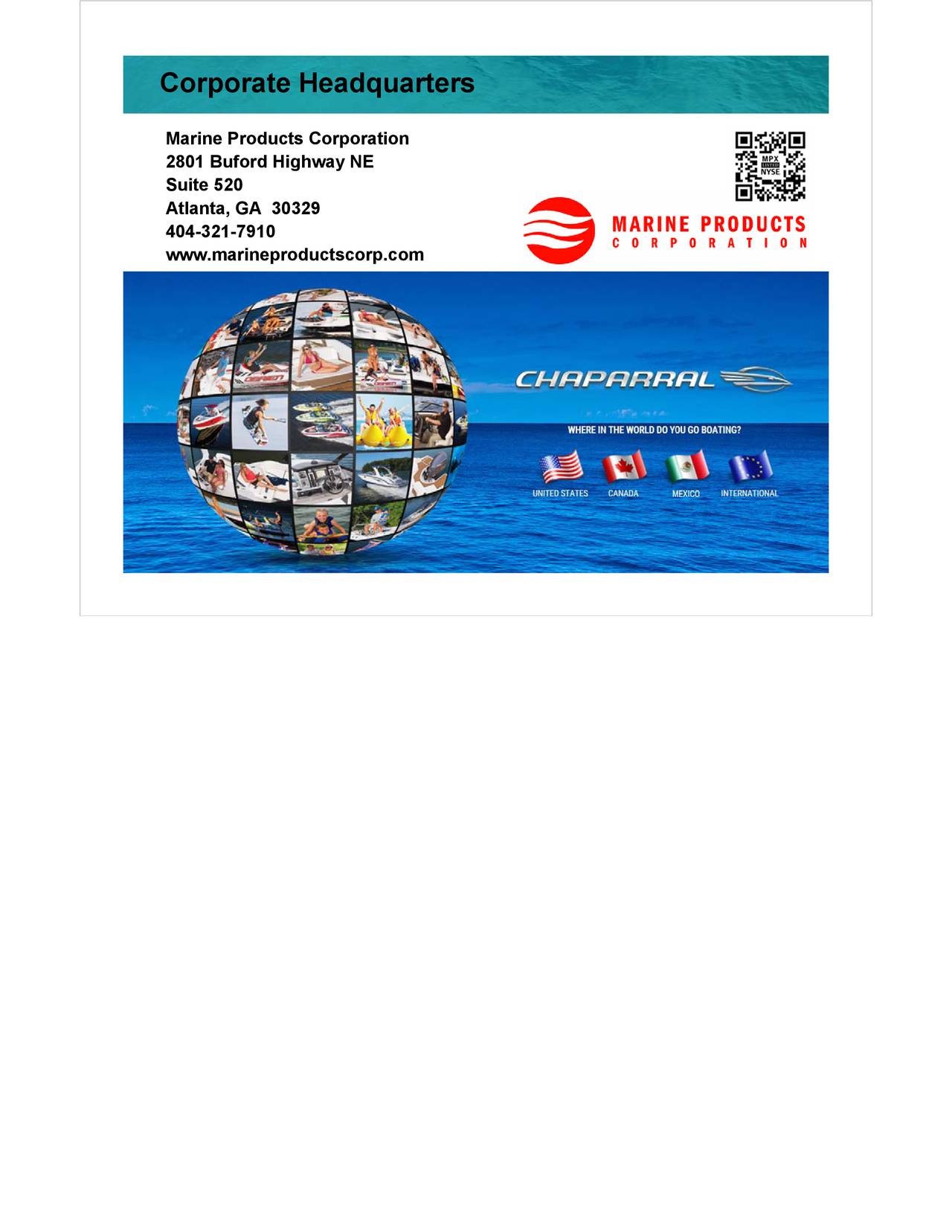 Marine Products Corporation 2019 Q1 Results Earnings Call Slides (NYSEMPX) Seeking Alpha