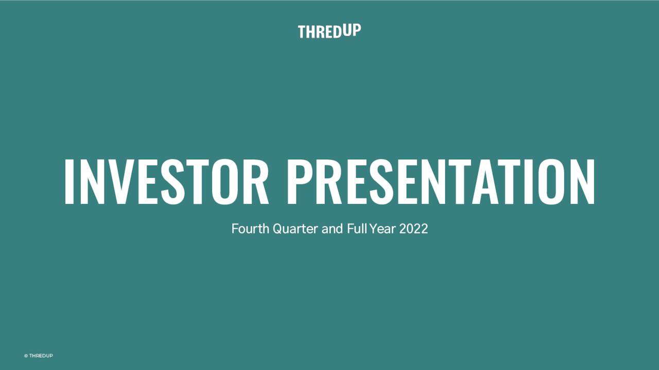 INVESTOR PRESENTATION