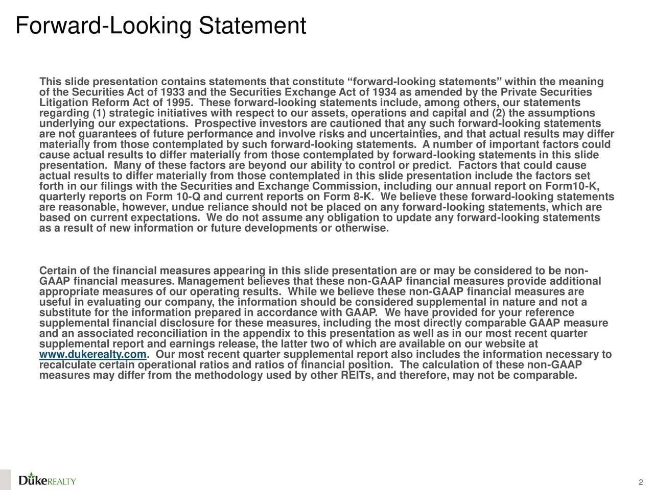 Duke Realty (DRE) Presents at NAREIT REITweek 2018 Investor Conference