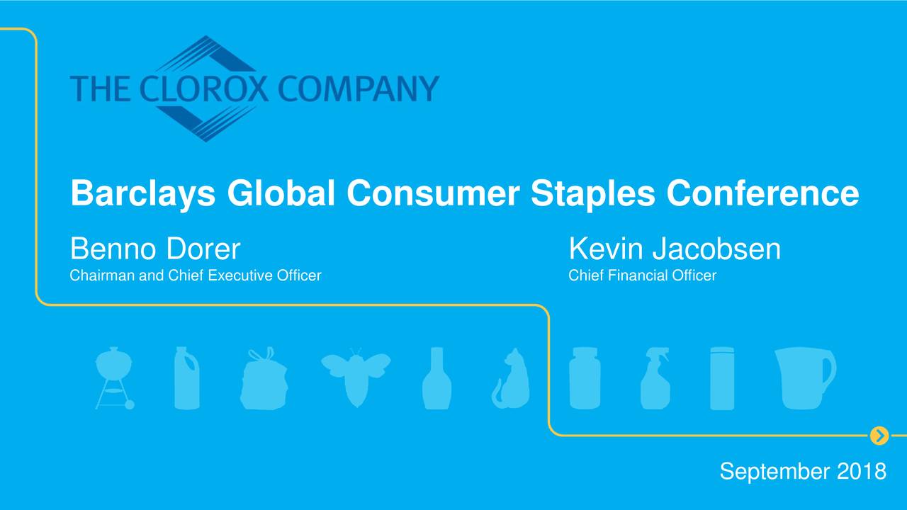 Clorox (CLX) Presents at Barclays Global Consumer Staples Conference