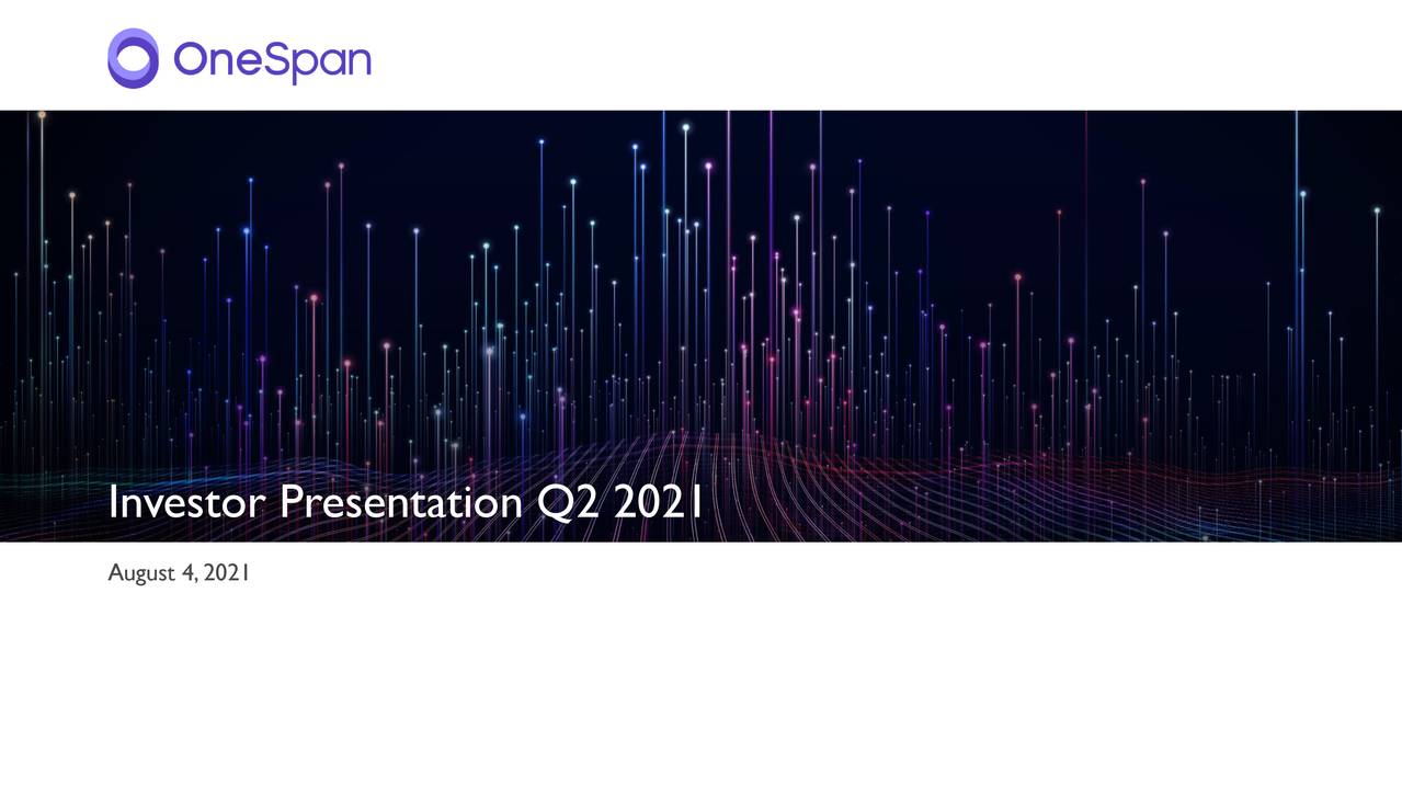 Investor Presentation Q2 2021